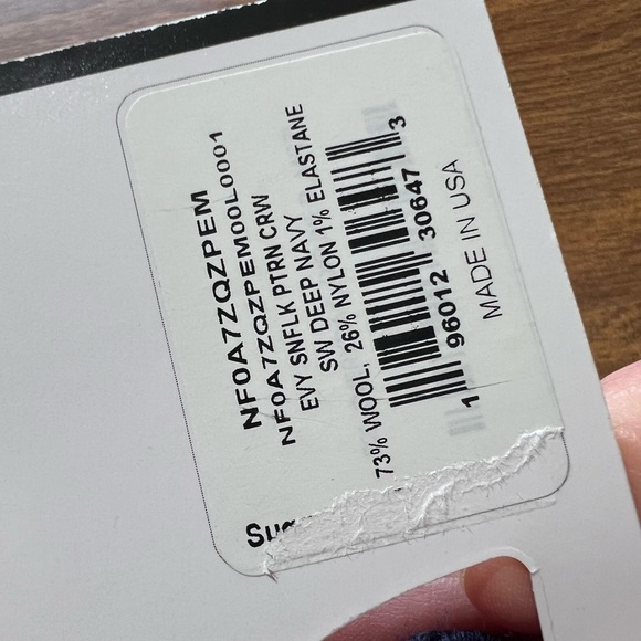 Smartwool Socks Everyday Light Cushion Crew Height Multicolor Snowflake Large - Picture 10 of 13